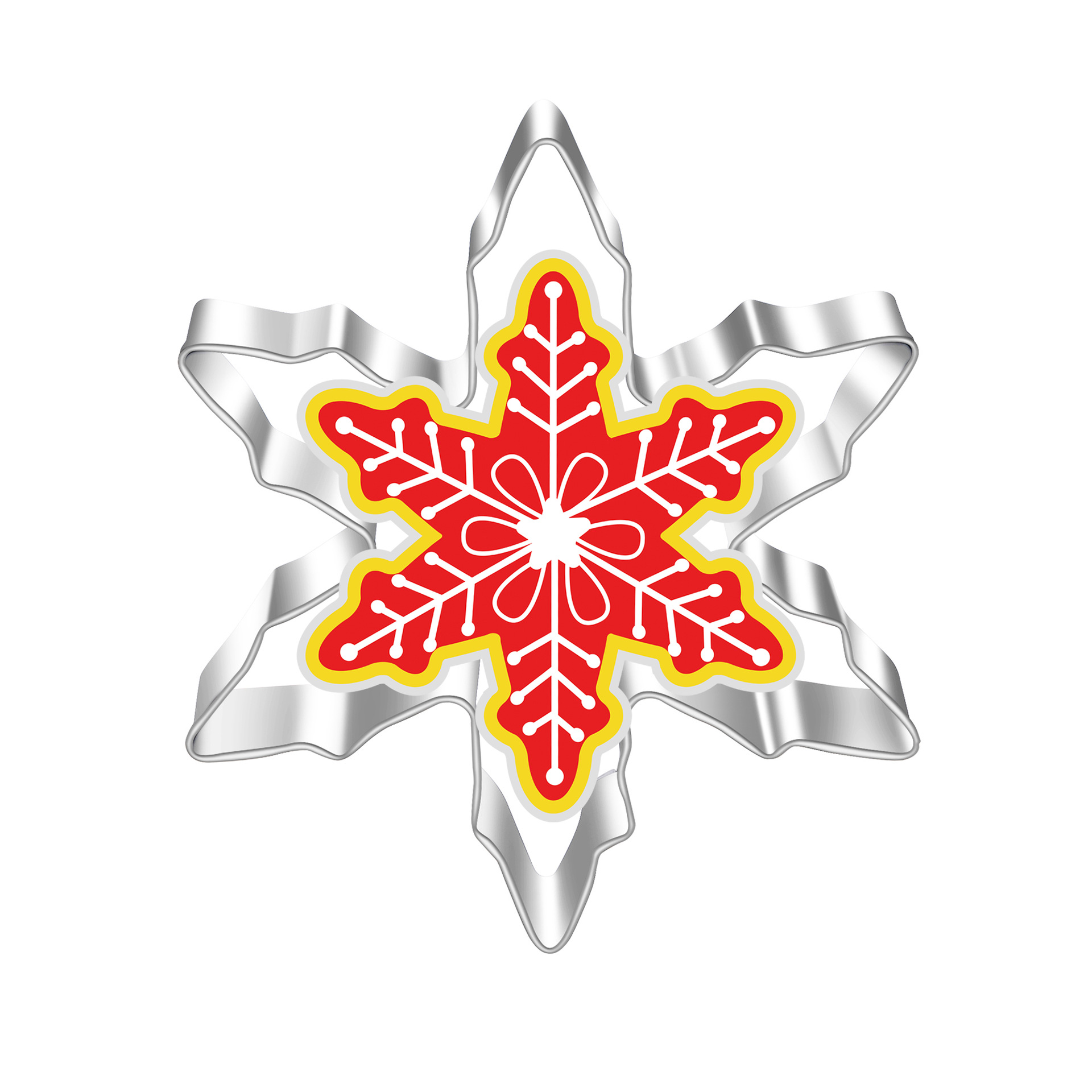 23g Weight Bakeware Kitchen and drinking utensils 1 Piece Quantity Daily Occasion Stainless Steel Material Christmas Festival Star, Snowflake Pattern Simple Style Style Christmas Simple Style Star Snowflake Stainless Steel Bakeware 1 Piece 73