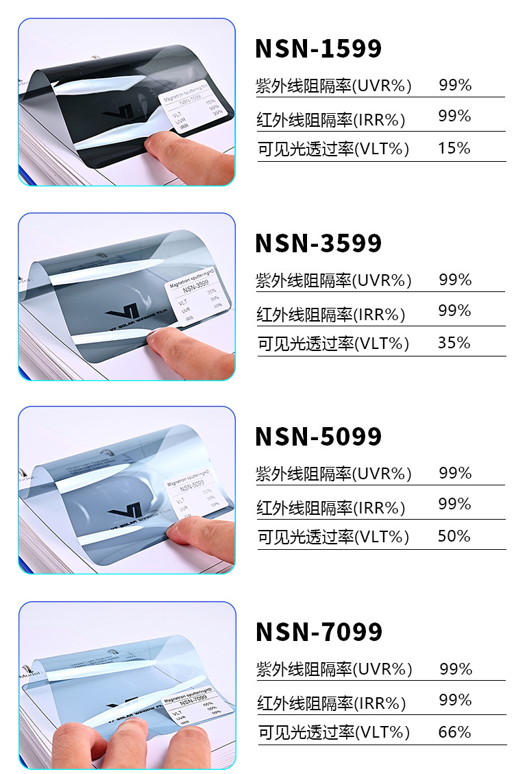 Audi car high-definition magnetic control film wholesale high-insulation car window film front windshield film full car film sun film