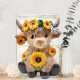Cross-border New Halloween Highland Cattle Home Garden Ornaments Flower Pot Flower Arrange Resin Crafts Flower Arrange Ornaments