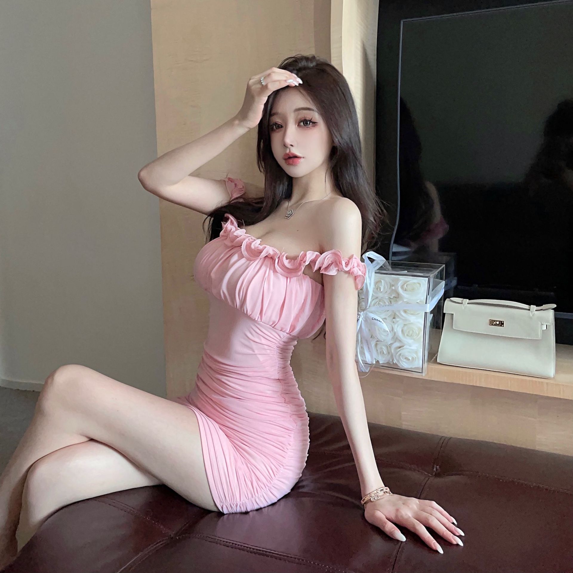 Three dimensional summer dress