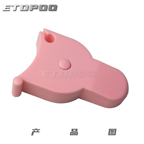 ETOPOO boutique recommendation 1.5M metric and inch BMI waist ruler portable torch waist ruler handle tape measure