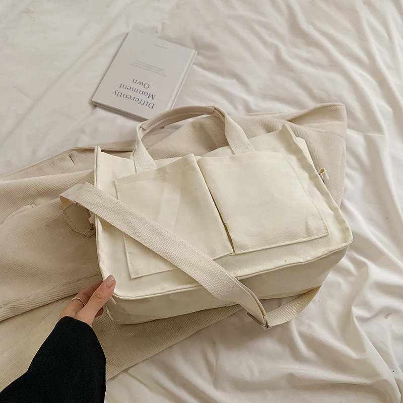 Bolsa Tote para mujeres de gran capacidad Oxford lona 2024 nuevo estudiante clase de viaje universal de hombro maletín