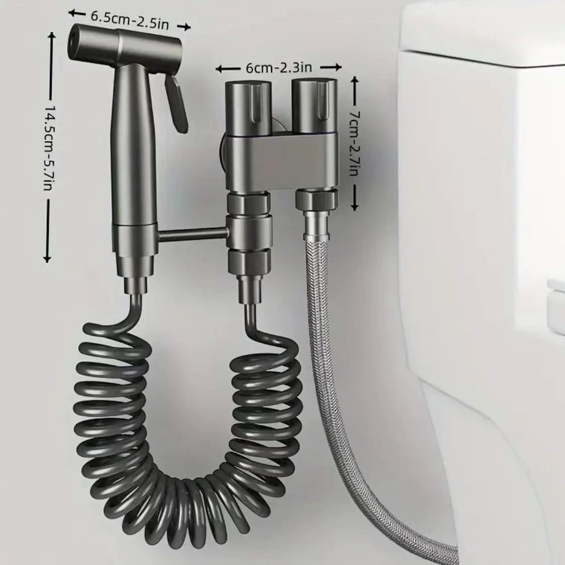 Угловой клапан из нержавеющей стали 304, многофункциональный смеситель для стиральной машины с двумя головками и двойным выходом, туалет, водяной клапан двойного назначения, Женский пистолет-распылитель для стирки