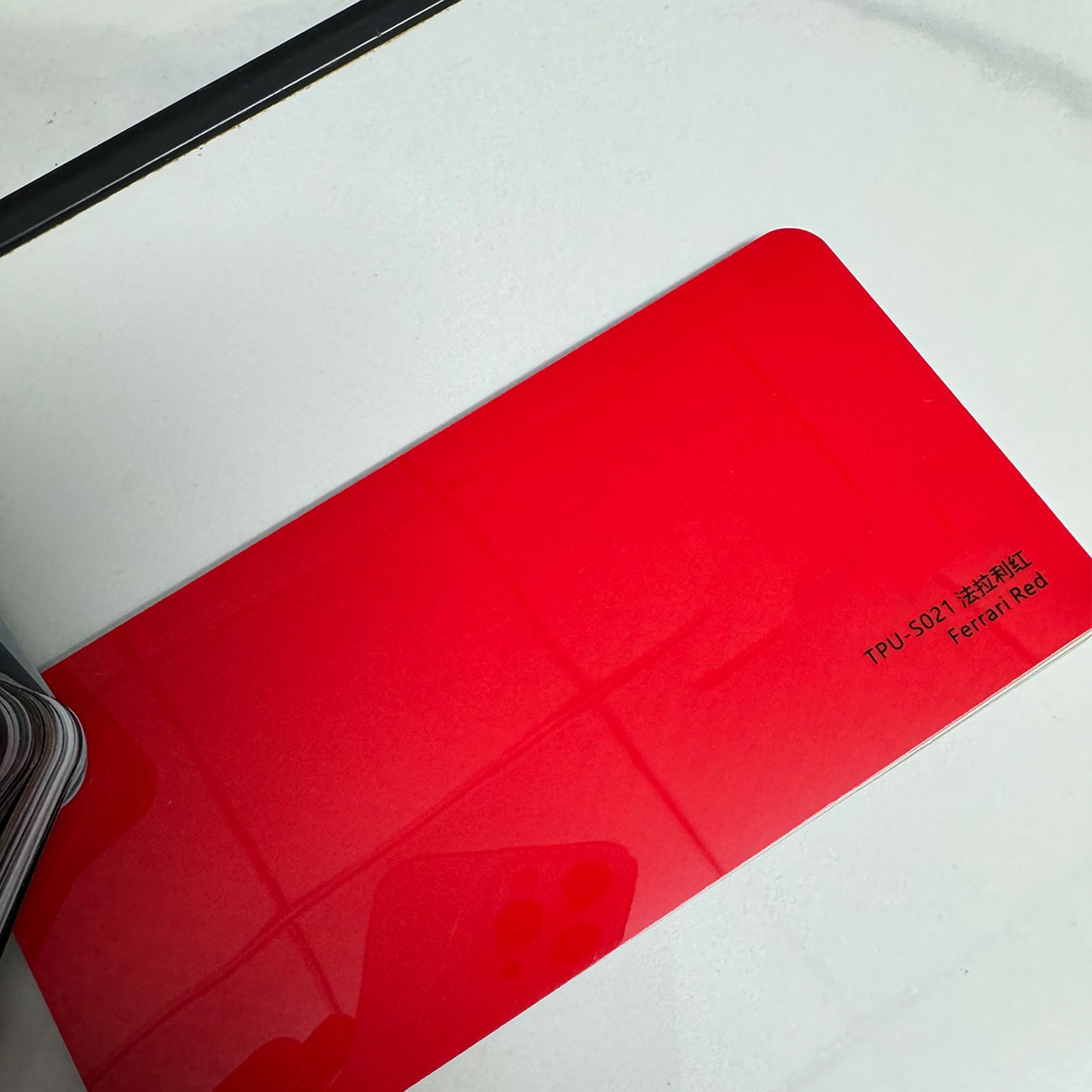 Change Film Ice River | Tesla Car paint protective film - tpu-ferrari-red-tesla-cybertruck-dedicated-car-cutting