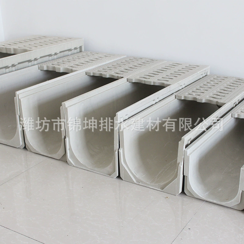 Крышка дренажной канавы из смолы бетон линейный готовый продукт дренажная Канава разрыв траншея U-образная дренажная Канава из смолы