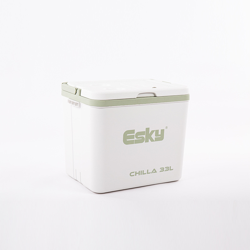 EsKY33 litros hielo refrigerador de hielo caja maleta con taza titular bafle sunroof multi-función coche portátil aislamiento caja