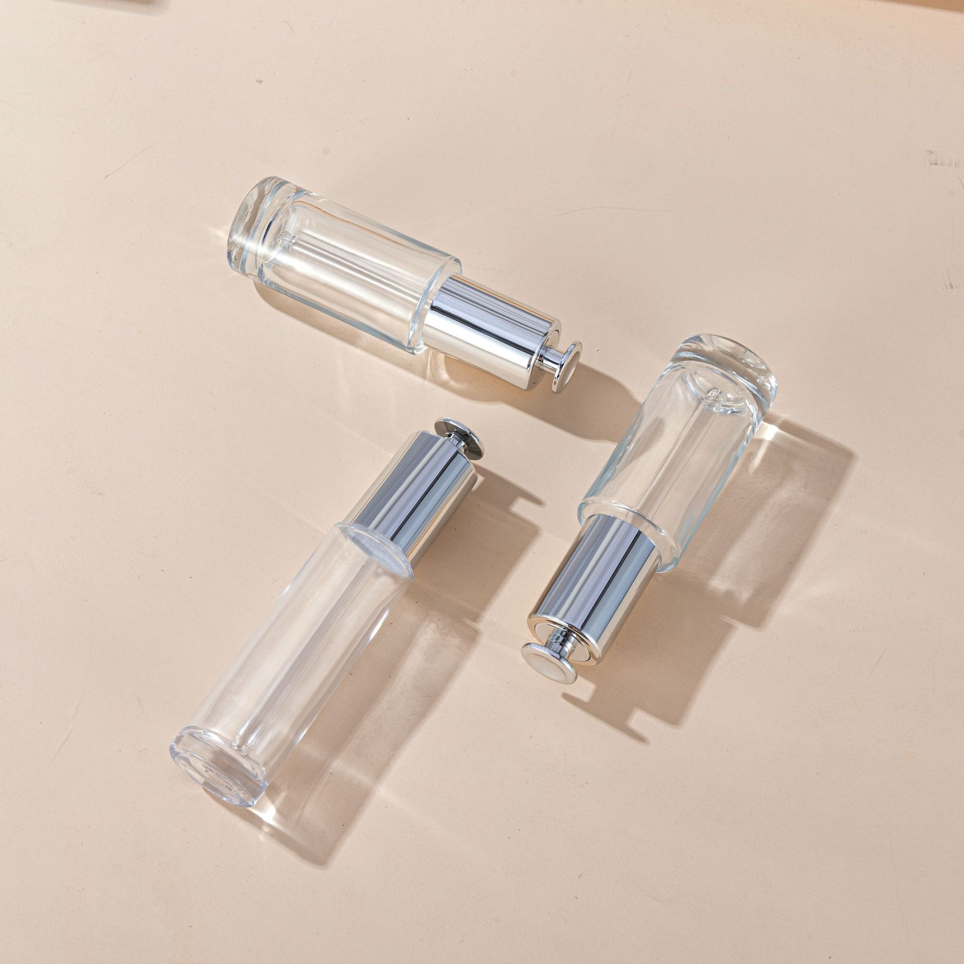 En stock 30ml esencia botella de fondo grueso líquido antena botella cuentagotas/esencia se desvanecen líneas finas ácido hialurónico tubo de aguja pequeña