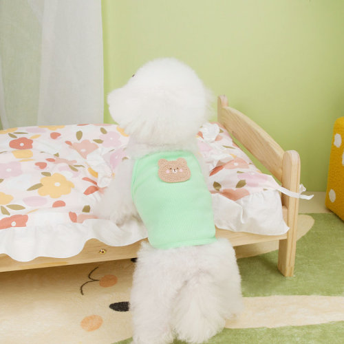 Pet Clothes Bichon Pomeranian Small Dog New Cat Vest Dog Summer Thin Cake Bear Sling