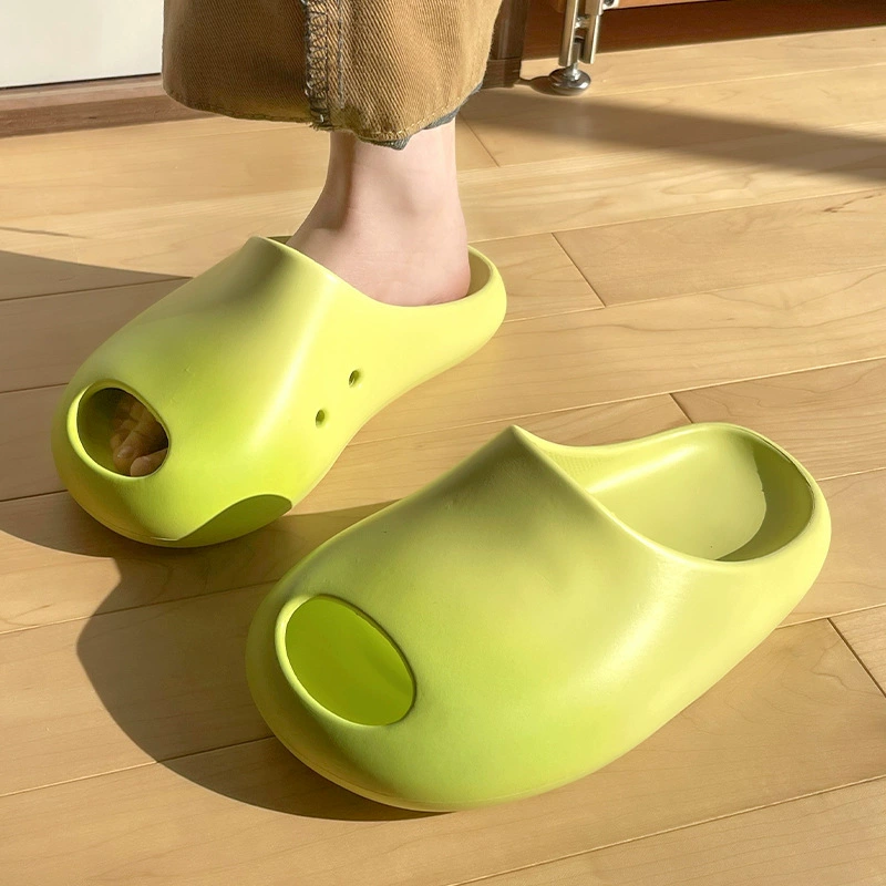 Тапочки Леди Лето 2025 Новый манго минималистичный интерьер дома мягкий нижний фекалий EVA холодные тапочки женщина