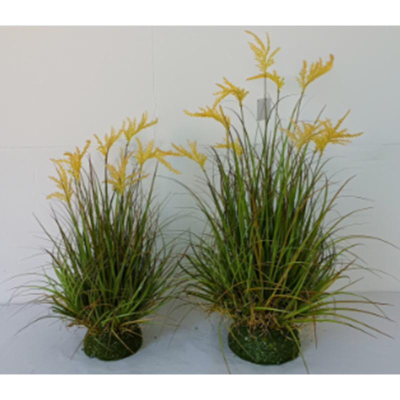 Simulación de plantas verdes, juncos, plantas en macetas, estilo nórdico, simulación de hierba de cola de perro, decoración de interiores, decoración de la sala de estar