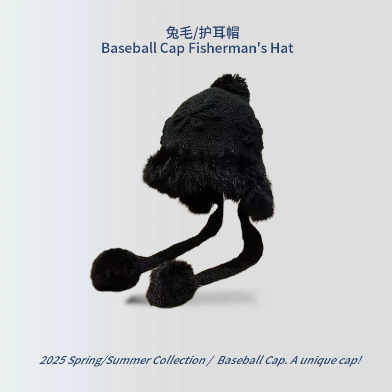 [D213 뉴 니트 모자] 블랙