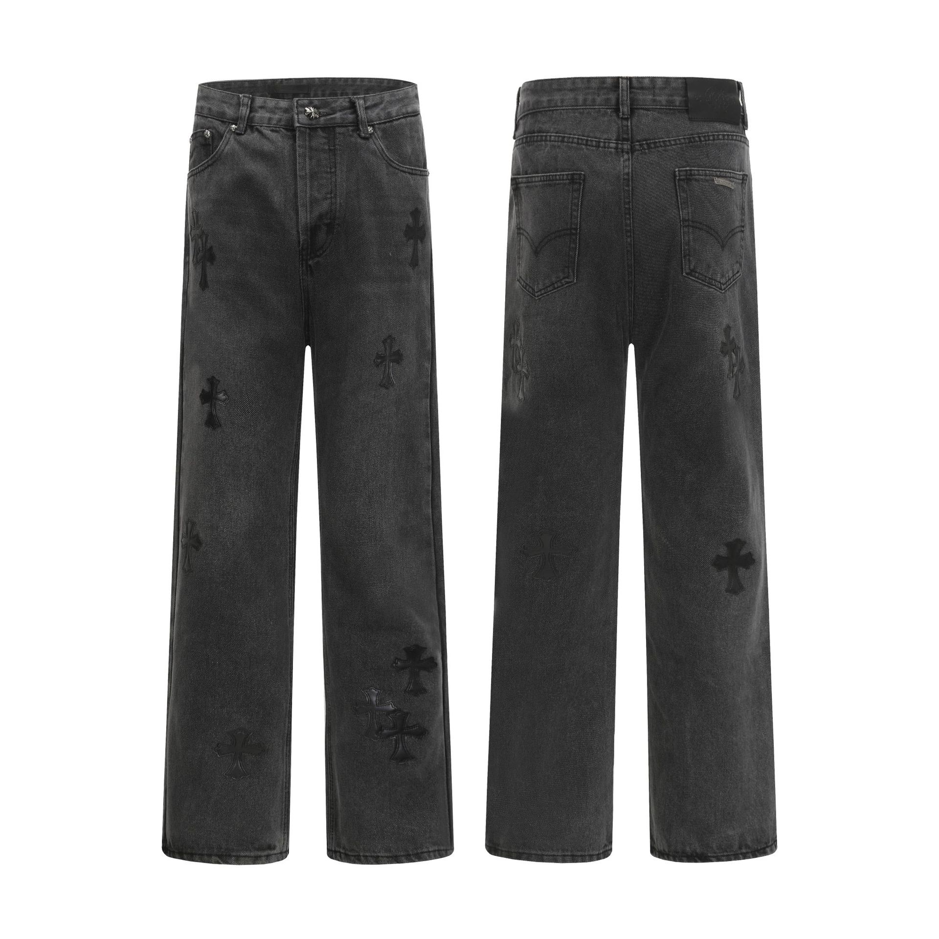 Chrome Hearts x Levi's Cross Patch Jeans Black