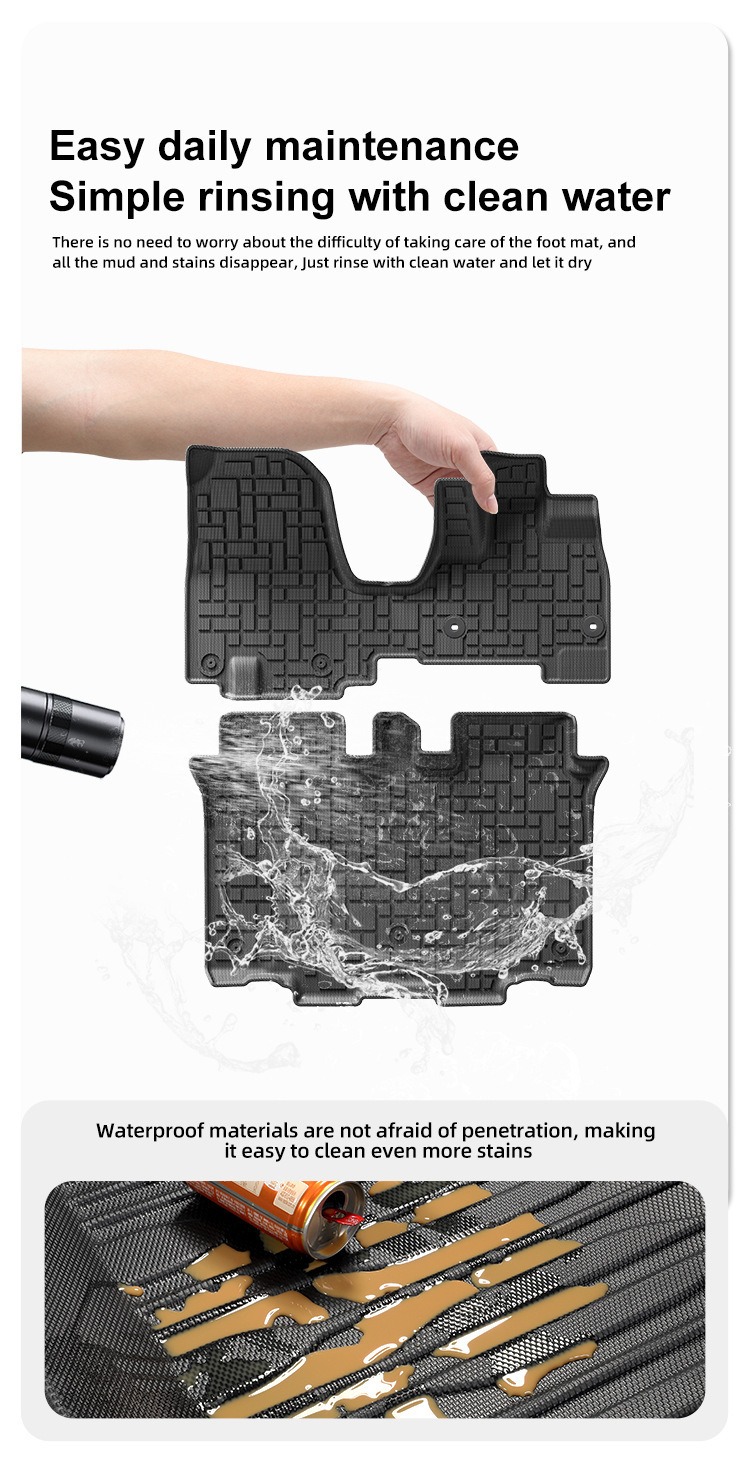 Suitable for 23 Models of Honda N-Box Jf5/Jf6 Right-Hand Drive Cars, Full Tpe Floor Mats, Trunk Mat, Cross-Border