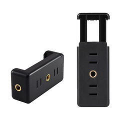 メーカー直供双穴一字携帯電話クリップライトフレーム自分撮り携帯電話クリップE字クリップ生中継スタンド一字クリップ
