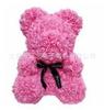 Rose Bear 25cm New Valentine's Day Creative Eternal Flower Christmas Mother's Day Gift Simulation Rose Bear