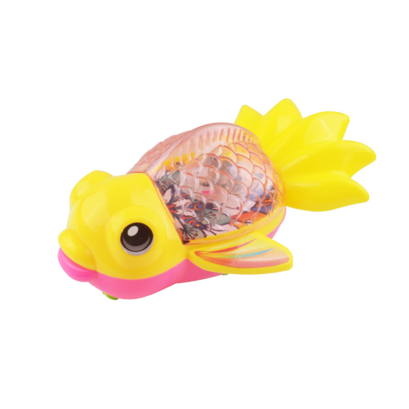 Hilo de tracción para niños Juguetes luminosos, cuerda de tracción, se ejecutará, peces de colores brillantes, animales de dibujos animados, niños y niñas, regalos al por mayor