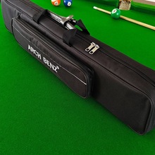 新款台球杆包杆袋奥大头九球杆1/2杆八孔分体斯本兹桌球杆包耐磨