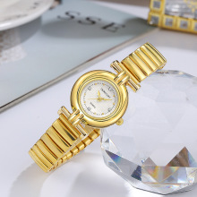 新款手表女批发跨境竹节弹力阿仙奴带复古气质石英手链女士手表