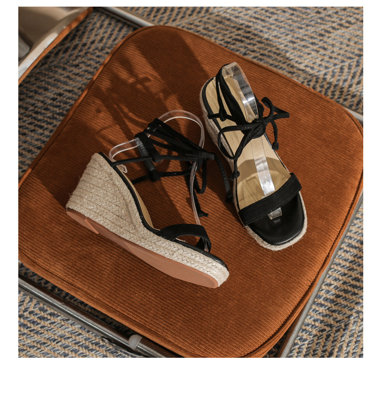 Sandal cao gót nữ hở mũi đế xuồng gót cao 9 cm — màu đen chi tiết 23