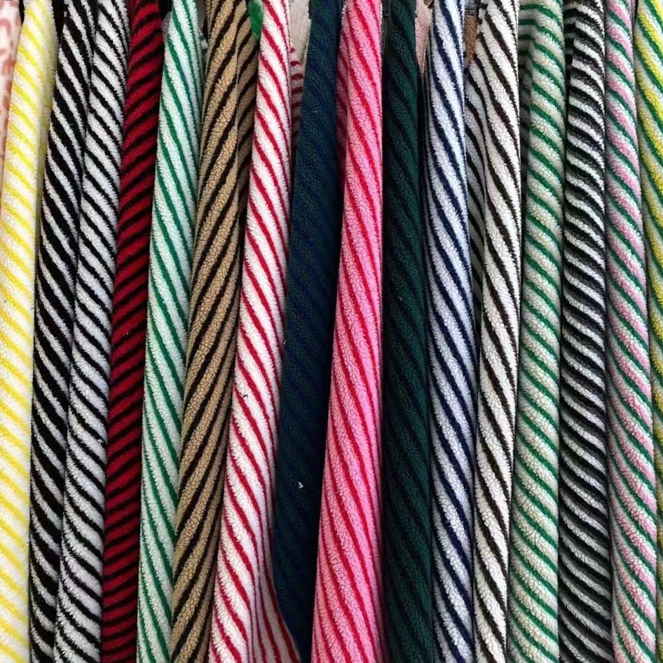 rayas delgadas rayas de color agua ondulado flocos de nieve de cordero jacquard bolsas de moda tela de juguetes