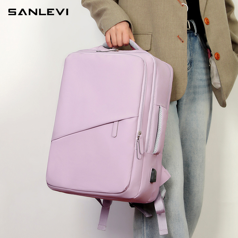 Computer Backpack Women's Backpack 15.6inch Commuting Notebook Travel Business Travel School Bag Women 2024 New Style