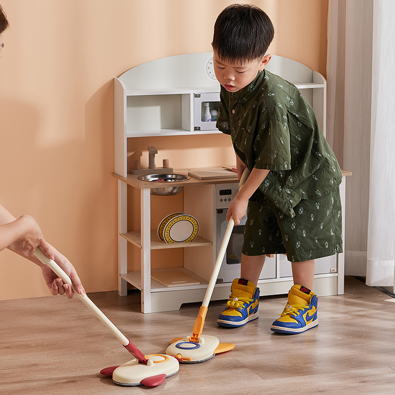 Children's mop household children's baby special small plane children's Mop Mop Mop tool mini rotating mop