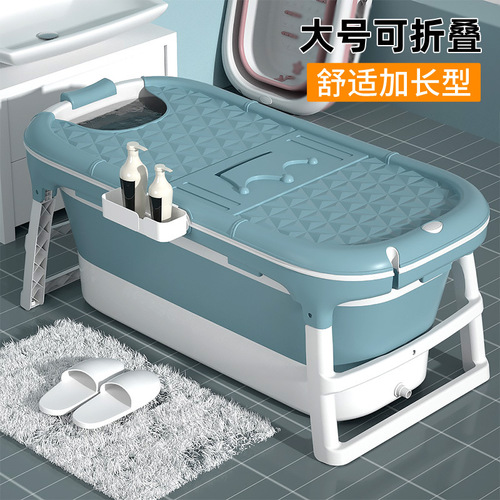 Large Home Use Baby Bathtub Spa Pool Baby Swimming Pool Adult Plastic Insulated Foldable Bathtub