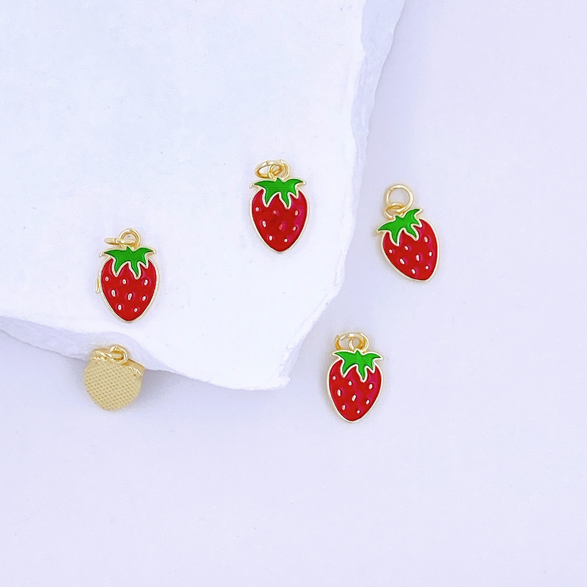 1 Piece Copper Polished Cherry Pendant display picture 15