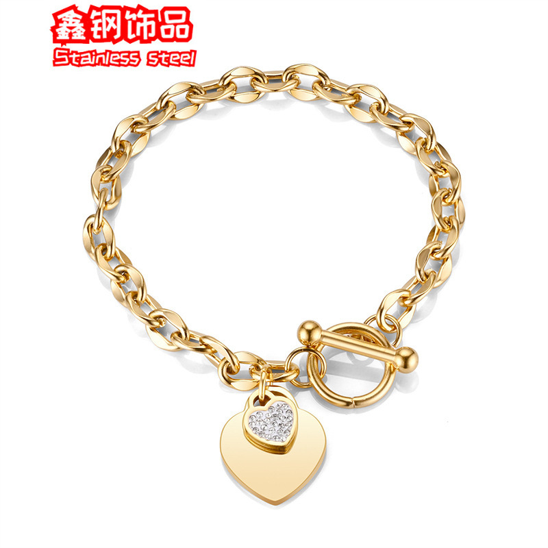 Fashionable brand bracelet stainless steel