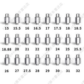 15-36mm全尺寸倒车雷达开孔器钻头纯不锈钢刀头无毛边专用