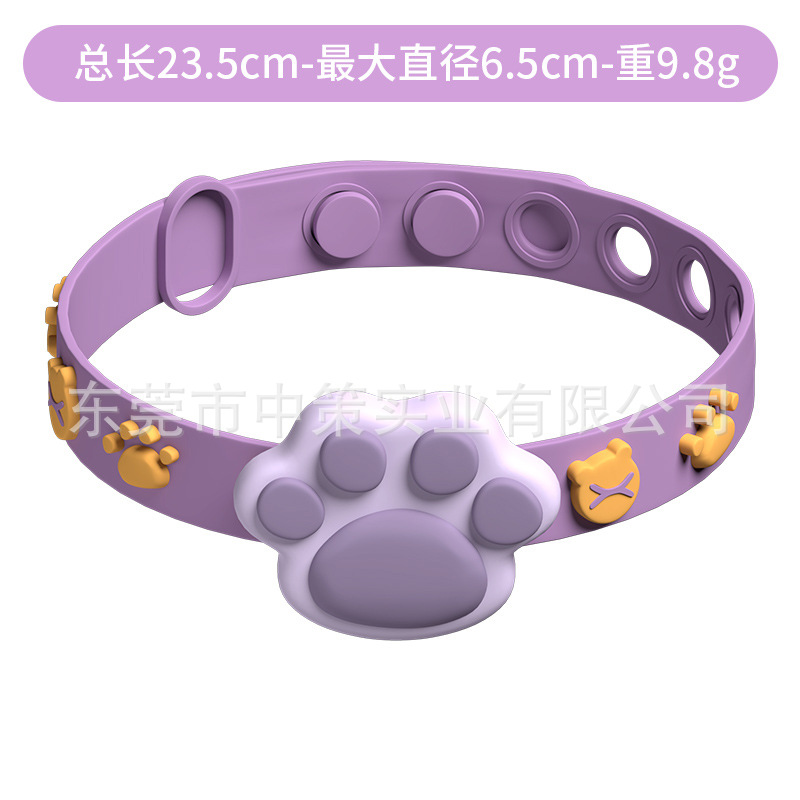 보라색 주황색-보라색 발톱