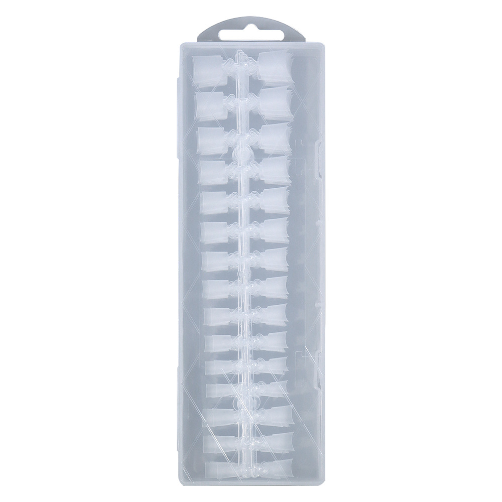 Nuevo francés esmerilado desgaste uñas piezas 240 unidades caja falsa uñas corto medio pegatinas hecho a mano desgaste uñas piezas