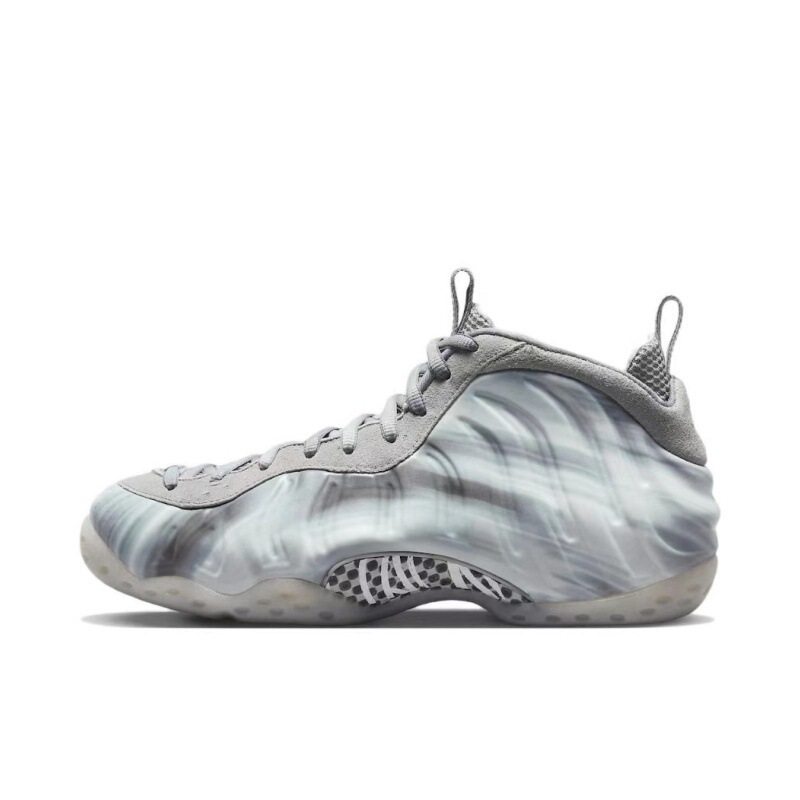 Putian Pure Original Hardaway Foamposite Basketball Men's Shoes Practical Air Cushion High-Top Shock Absorbing Retro Sports Shoes for Men