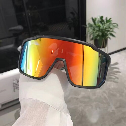 Ride Sunglasses Oversized Frame Outdoor Cycling Windproof Sports Sunglasses for Men and Women Mountaineering Skiing Goggles Slim Sunglasses