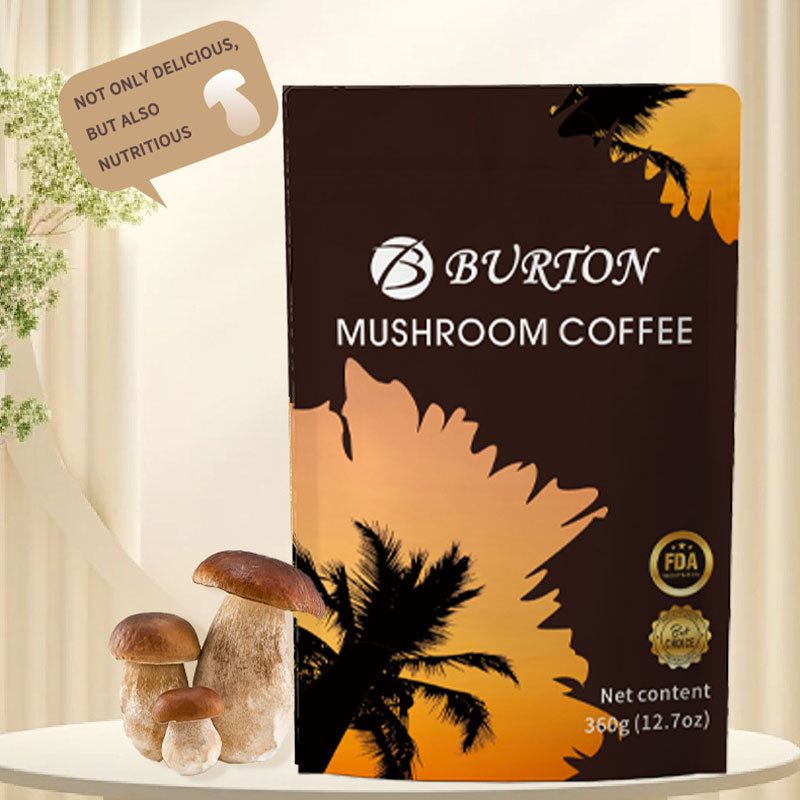 Cross-border TK Hot Selling Mushroom Coffee Instant Mushroom Ganoderma lucidum Coffee Foreign Trade Wholesale Cross-border TK Hot Selling Mushroom Coffee Instant Mushroom Ganoderma lucidum Coffee Foreign Trade Wholesale