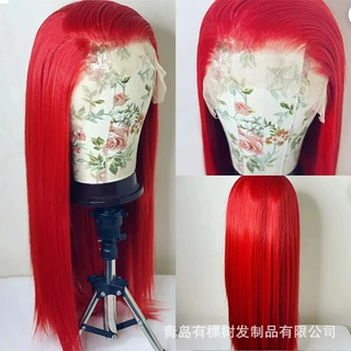 欧美时尚女士假发 前蕾丝假发女 长直发化纤假发头套wigs一件代发
