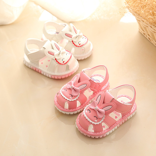  summer baby shoes sandals princess shoes soft sole toddler shoes children's sandals embroidered baby girl shoes 0-2 years old