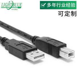 带屏蔽 USB A 公 对 USB B 公2.0版本2米长线 AM/BM 打印机线批发