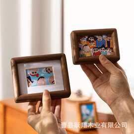 跨境迷你相框拍立得洗照片装裱框diy字画书法展示画框全家福相框