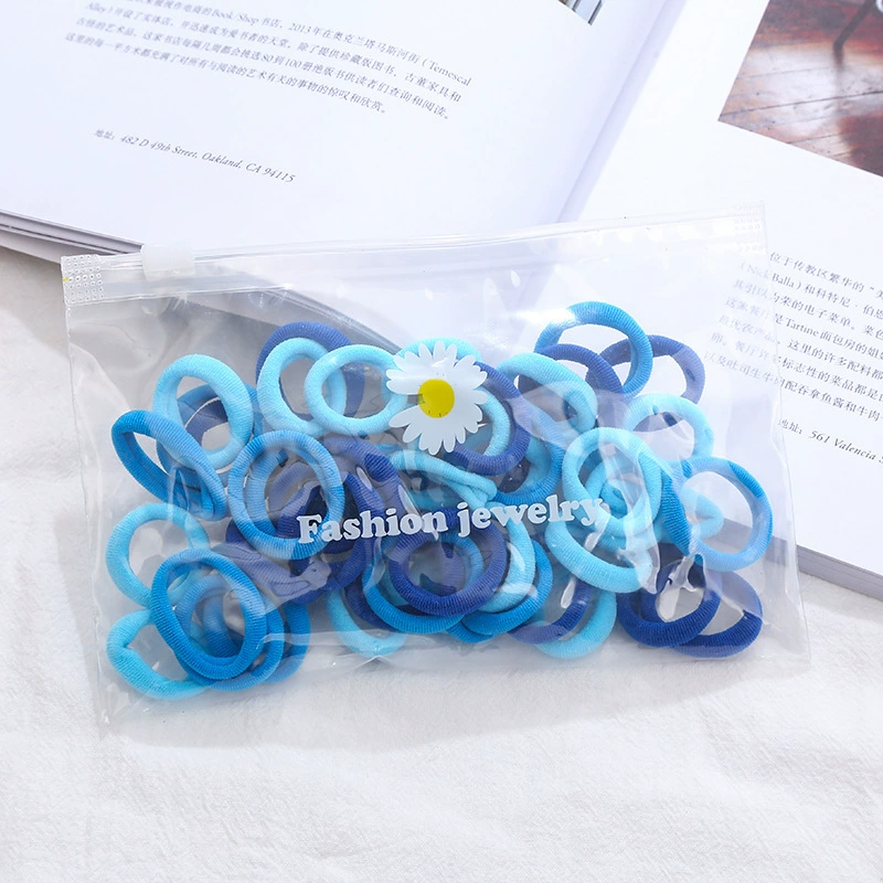 Colorful Children's Elastic Hair Ropes - Soft Towel Material, Perfect for Fun Hairstyles and Play!