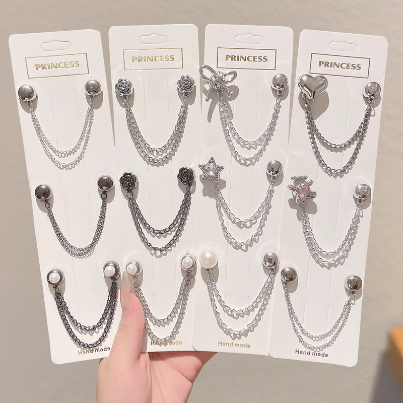 Anti-Dragging Pants Hem Adjustment Clip for Lengthening or Shortening Pants, Magnetic Buckle for Wide-Leg Pants