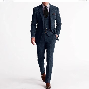 Two Button Digital Printing Suit Suit Three Piece Customized Suit Jacket Men's Suit