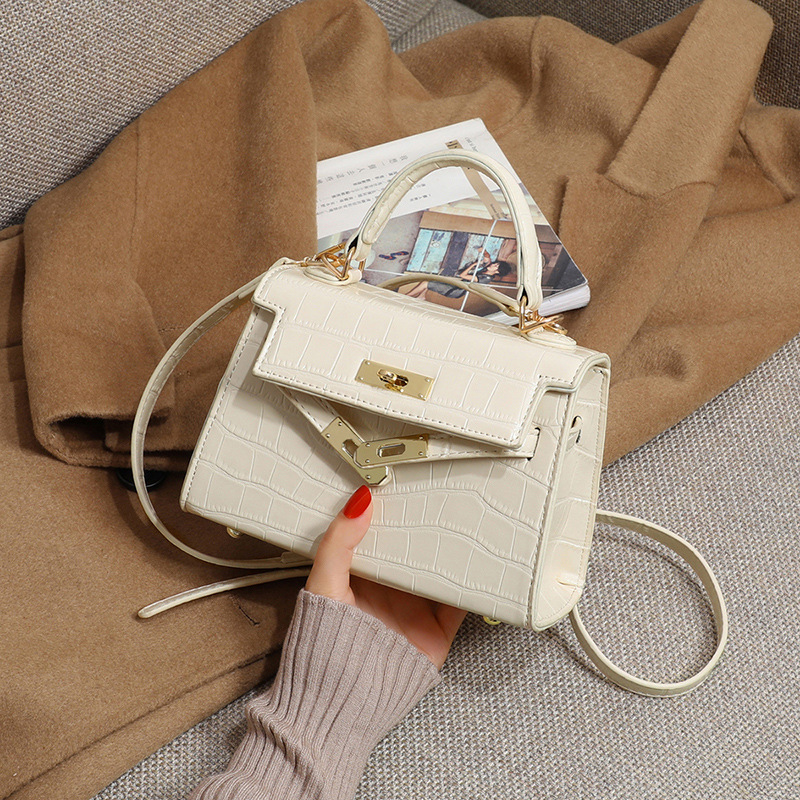 2026 New Fashion Crossbody Underarm Mini Bag Luxury Small Square Handbag Versatile Genuine Leather Women's Bag - Thumbnail 7