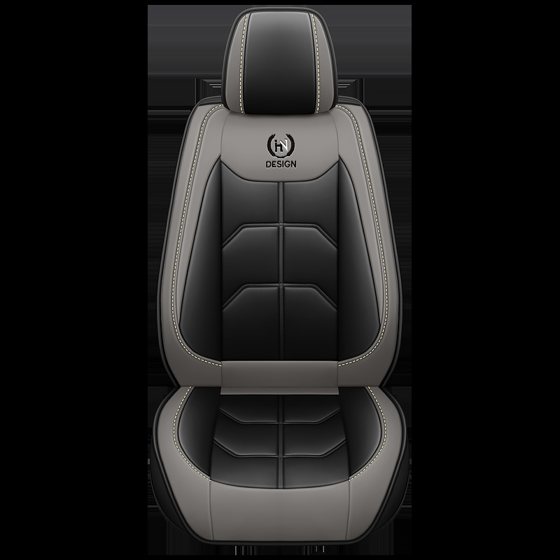 Funda de asiento de coche Funda de asiento Cojín de cuero completamente envolvente Cojín de asiento universal de cinco plazas trasero Fuente de fábrica al por mayor