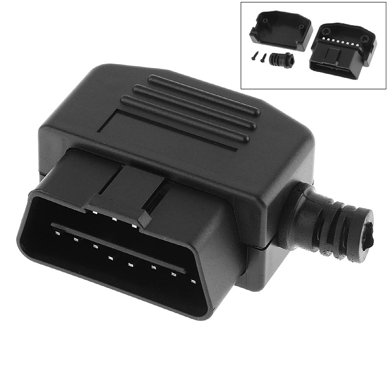 Поставка OBD штекер J1962M автомобильный открытый шарнир OBD2 разъем штекер корпус проволочной карты винт