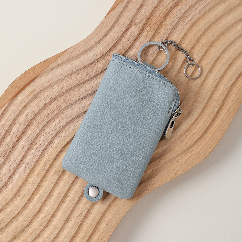 Bolsa de llaves larga mini automóvil con cremallera 3 - en - 1 bolsa de tarjetas de cambio para hombres y mujeres bolsa de almacenamiento multifuncional