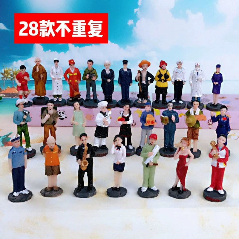 Песочные фигурки для песочного стола, аксессуары для психологической консультации от фабрики, 28 различных профессиональных фигурок A-590-C