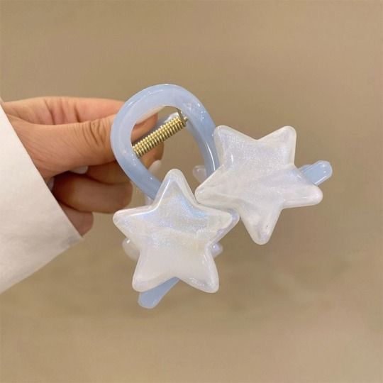 Acrílico grande, pinza de amor, pinza para el cabello, parte posterior de la cabeza femenina, pinza de tiburón, horquilla, pinza para el cabello, tocado, primavera y verano