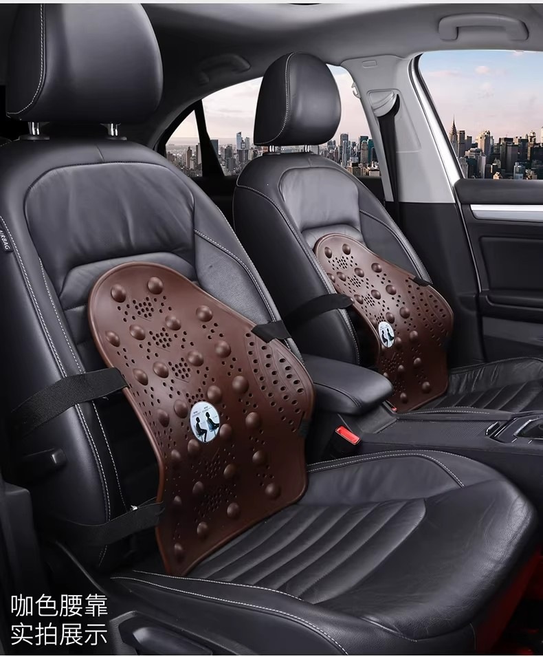 Car Lumbar Support Cushion for Office Seats, Breathable Backrest Cushion for Summer Use