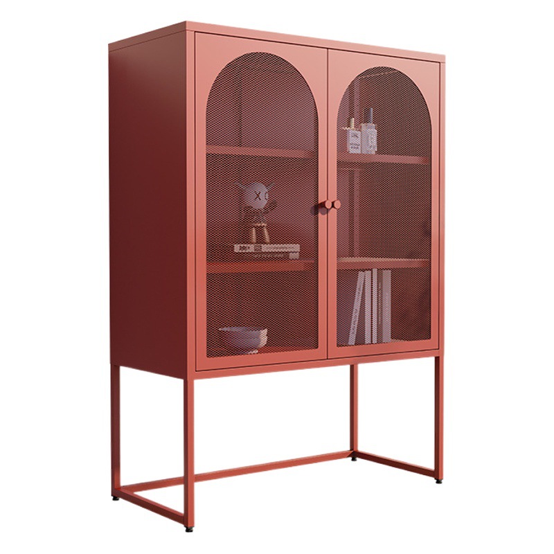 Gabinete lateral de hierro gabinete de té y vino moderno minimalista sala de estar armario de almacenamiento armario de cocina en casa armario